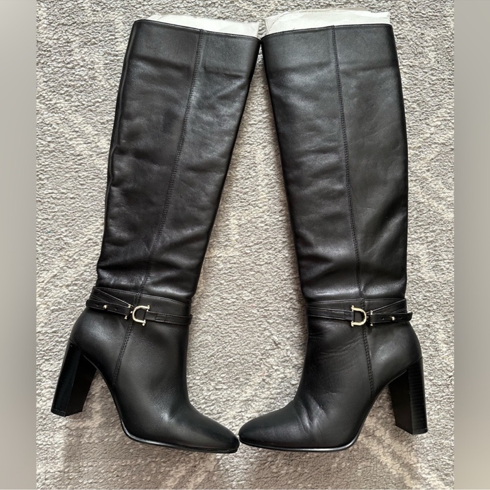 Zara Black Over the Knee Boots